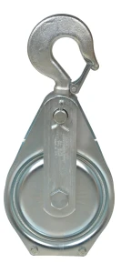 Bloc scripete robust tip deschis 185 mm BL 250 kN