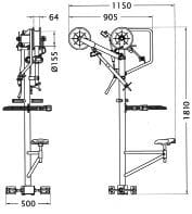 Bicicletă pentru conductor unic WL 100 kg