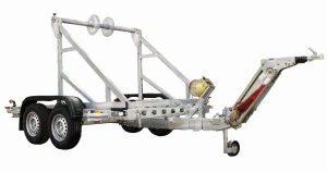 Remorcă pentru tambur de cablu 2430 kg