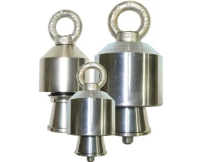 Vamzdžių traukimo griebtuvai su 125 mm sandarikliu