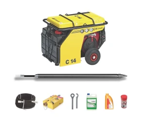 Cârtiță pneumatică - 75 mm SET cu compresor COMP AIR C14