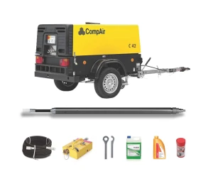 Cârtiță pneumatică - 130 mm SET cu compresor COMP AIR C42