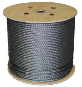 Steel wire rope 6x36 , 10 mm - 1000 m section
