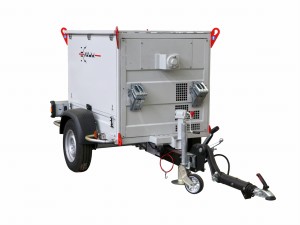 Front drum hydraulic winch 15 kN capacity