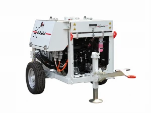Troliu hidraulic cu tambur frontal, capacitate 30 kN