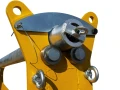 Hydraulic drum jack 12,000 kg with bearing-mounted axle