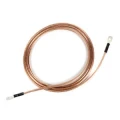 Single-phase earthing and short-circuiting cable 50 mm²; 4 m; cable lugs 50/10 (M10 bolt) and 50/12 (M12 bolt); short-circuit rating 10 kA/1s, transparent heat-shrink sleeves