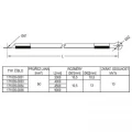 Single-phase earthing and short-circuiting cable 50 mm²; 9 m; cable lugs 50/10 (M10 bolt) and 50/12 (M12 bolt); short-circuit rating 10 kA/1s, transparent heat-shrink sleeves