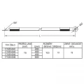 Single-phase earthing and short-circuiting cable 70 mm²; 9 m; cable lugs 70/10 (M10 bolt) and 70/12 (M12 bolt); short-circuit rating 15 kA/1s, transparent heat-shrink sleeves