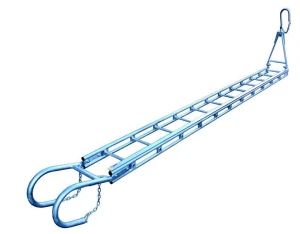 Scară suspendată - platformă de lucru 3,0 m WL 300/100 kg cu șină de protecție împotriva căderii